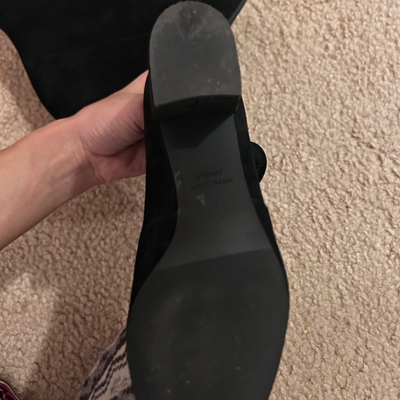 Stuart Weitzman Siggy 60 Stretch Suede Booties - Picture 4 of 4
